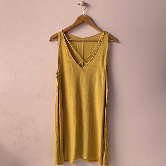 Forever 21 Dresses & Skirts - Forever 21 NWOT Mustard Yellow Tank Dress Size M